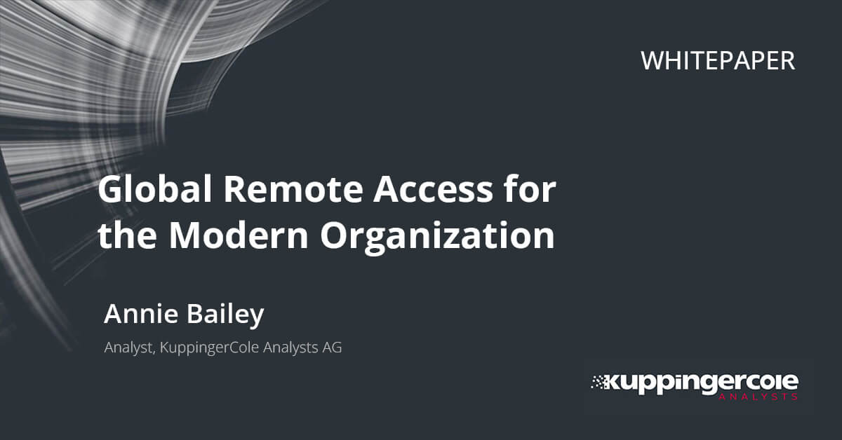 Global Remote Access for the Modern Organization  